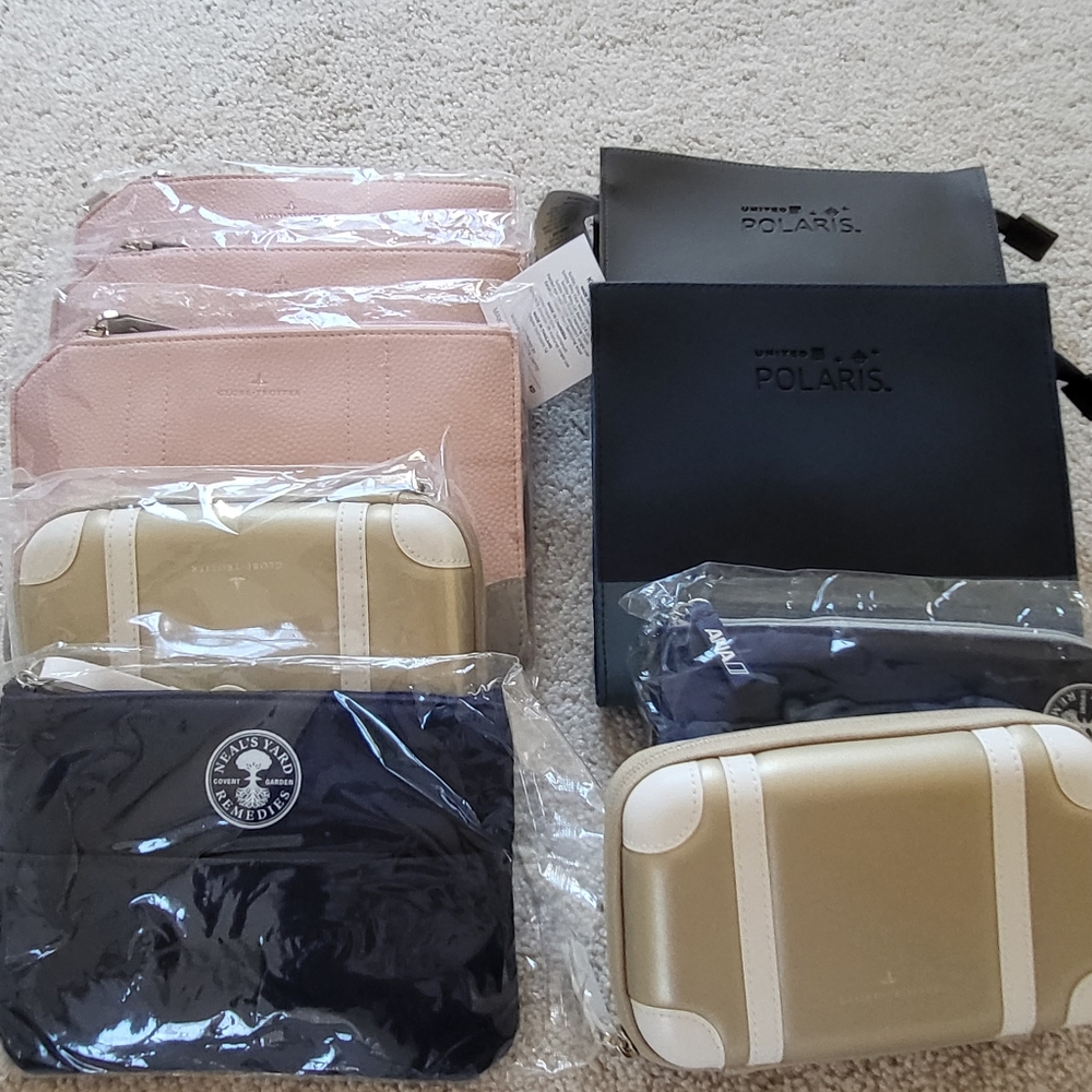 Airline business class toiletry bag-new